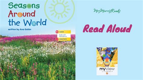 Seasons Around The World Myview Literacy First Grade Unit 5 Week 2 Read