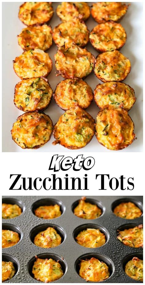 Allow them to cool slightly before removing from the baking sheet. These simple keto Zucchini Tots make a great low-carb ...