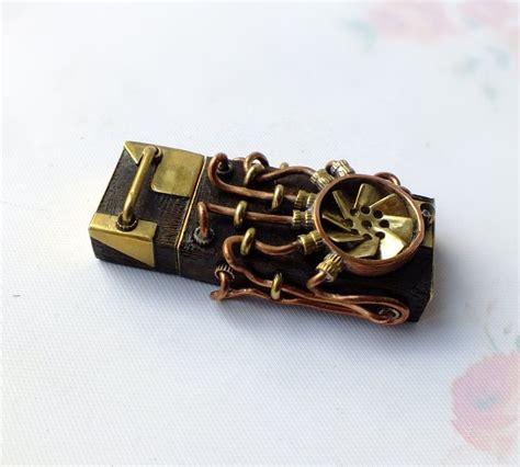 Steampunk Usb Flash Drive Flame 16gb Steampunk Steampunk Design