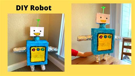 Robot For Kids How To Make Cardboard Robot Diy Cardboard Robot