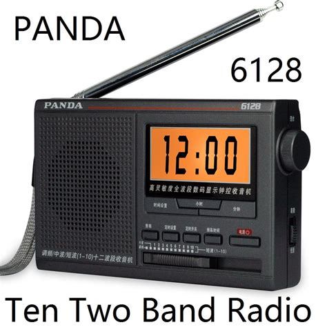 Panda 6128 Radio Fm Medium Wave Shortwave 12 Band Broadcast Campus