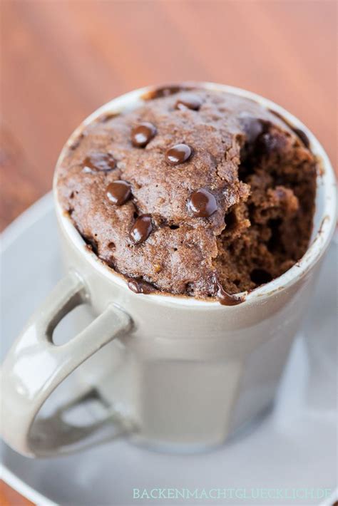 Bedenke aber, dass sich kalter kuchen nur schwierig aus der tasse lösen lässt. Tassenkuchen mit Schokolade | Backen macht glücklich ...