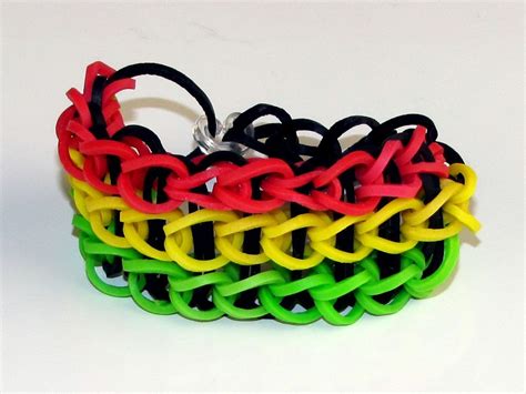 How To Make The Triple Single Bracelet Rainbow Loom Patterns