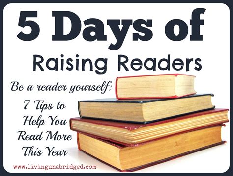 5 Days Of Raising Readers Be A Reader Yourself
