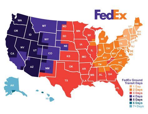 Fedex Ground Shipping Time Map All Are Here