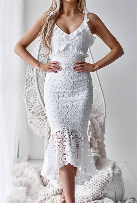 Stunning White Lace Dress Perfect For Any Occasion Empress Lace Dress