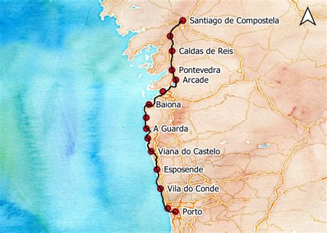 Pelgrimstocht Over De Kustroute Camino Portugues 10 Of 15 Daagse