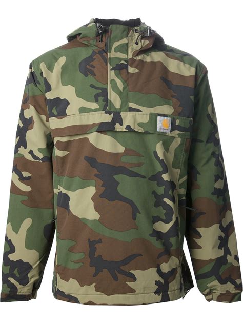 Lyst Carhartt Nimbus Camouflage Jacket In Green For Men