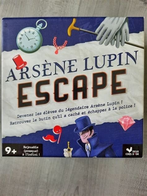 Jeu Arsène Lupin Escape Deux Coqs Dor Beebs