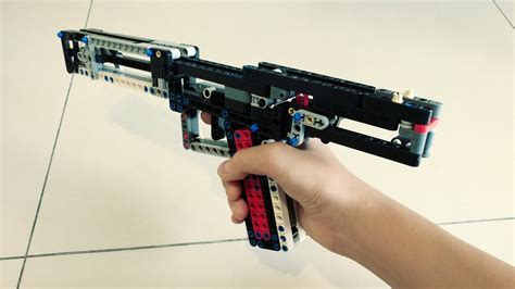 Lego Technic Blowback Pistol Youtube
