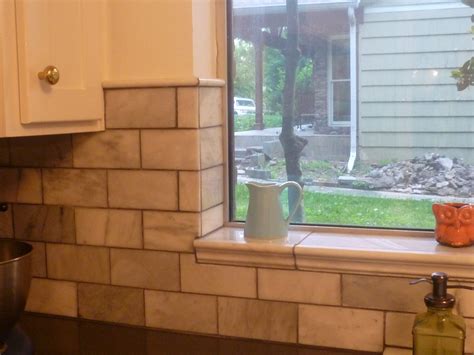 Showing Off The Tile Around Window And Top Of Wall Tiles My House