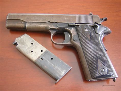 Wwi Ww1 Us Army 1911 Colt 45 Acp Made In 1918 For Sale