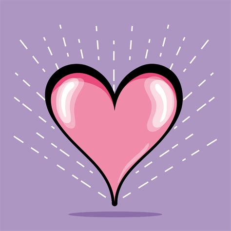 Heart Symbol Of Love And Passion Design 658643 Vector Art At Vecteezy
