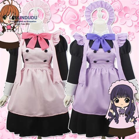 Anime Cardcaptor Sakura 20 Years Cosplay Costumes Sakura Kinomoto Maid