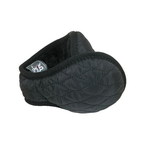 180s Keystone Quilted Wrap Around Earmuffs Womens