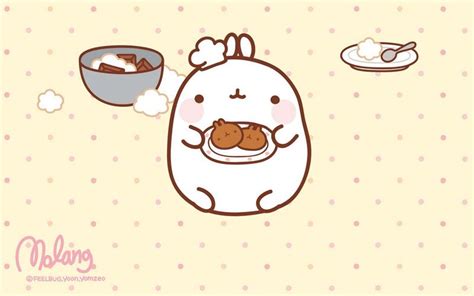 Molang Loves To Bake Kawaii Bunny Kawaii Chibi Kawaii Cute