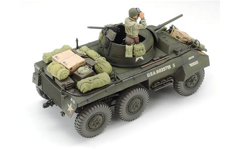 Us M8 Greyhound Combat Patrol Light Armored Car Tamiya 25196