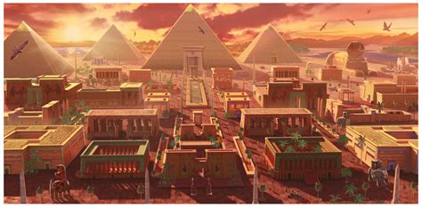 Artstation Ancient Egyptian City