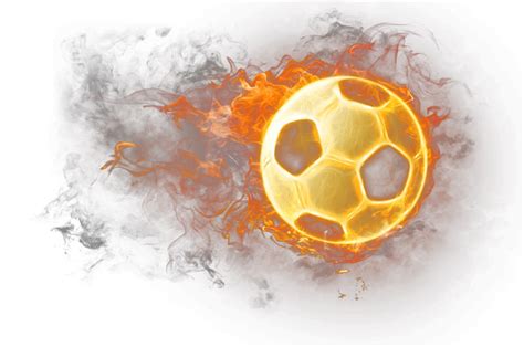 Soccer Ball On Fire Png Images And Photos Finder