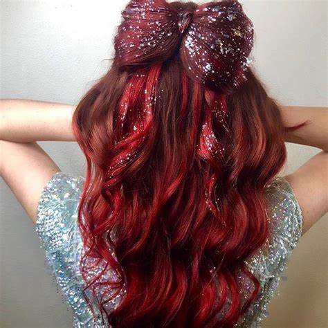 Diy Christmas Holiday Hairstyles Red Hair Color Shades Hair Styles