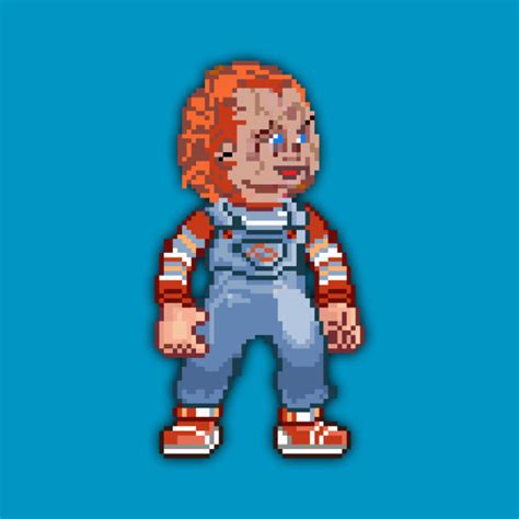 Chucky Low Res Pixelart Childs Play T Shirt Teepublic