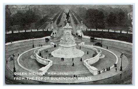 Queen Victoria Memorial From The Top Of Buckingham Palace London Uk