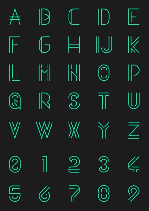 15 Stylish Free Fonts For Your 2014 Projects Lettering Alphabet