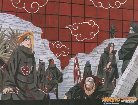 Naruto Shonen Jump Akatsuki Wallpaper Anime Naruto Deidara Naruto