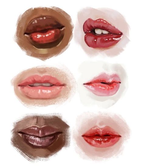 Pin by 𐀼 𝔊𝔦𝔤𝔦 𐁑 on reference Digital art tutorial Anatomy art Mouth
