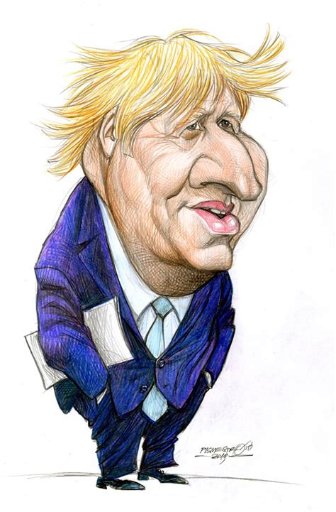 Boris johnson sering dijadikan karikatur menyerupai presiden as donald trump. Boris Johnson