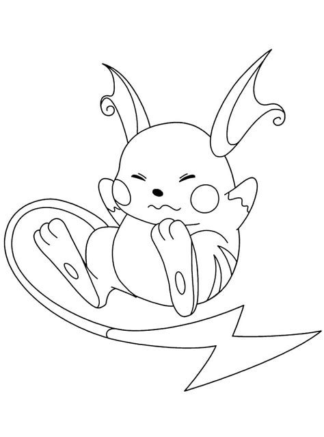 Dibujos De Raichu 13 Para Colorear Para Colorear Pintar E Imprimir