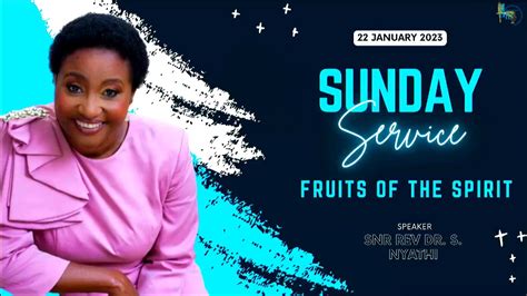 Snr Reverend Dr S Nyathi Sunday Service 22 January 2023 By Harvest