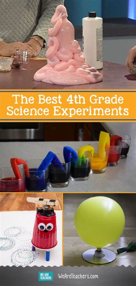 Kid Science 4th Grade Science Experiments 4th Grade Science Projects
