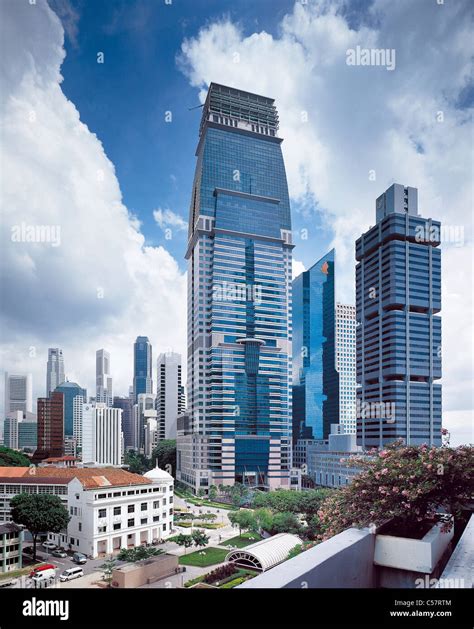 Capital Tower Singapore Stock Photo Alamy