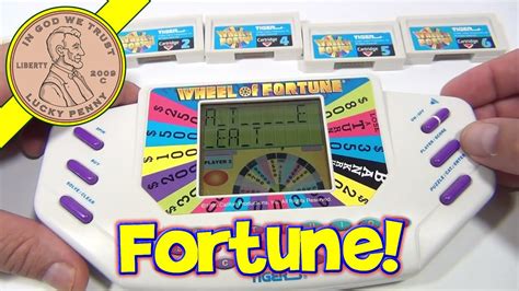 Wheel Of Fortune Handheld Electronic Game 7531 1995 Tiger Electronics