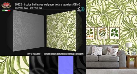 Awesome Tropical Style Wallpapers Texture Seamless And Maps Vray