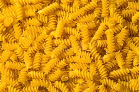 Dry Yellow Organic Rotini Pasta Stock Photo Image Of Wheat Pasta