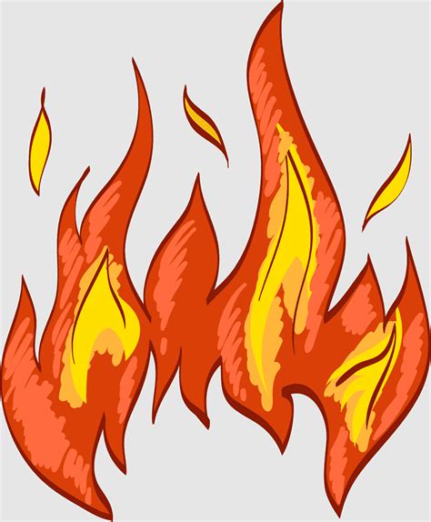 Burning Fire Cartoon Hand Drawing Flames Burning Combustion Claw Flame Fire Animation