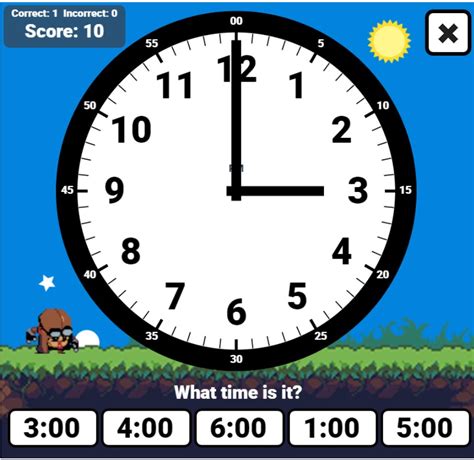 10 Online Time Telling Games For Kids Number Dyslexia