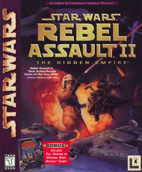 Star Wars Rebel Assault Ii The Hidden Empire Cover Or Packaging