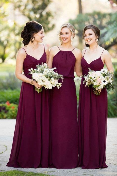 Stunning 22 Burgundy Bridesmaid Long Dresses Theyll Actually Wear