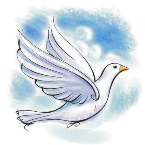 Baptism Dove Clipart For Funeral