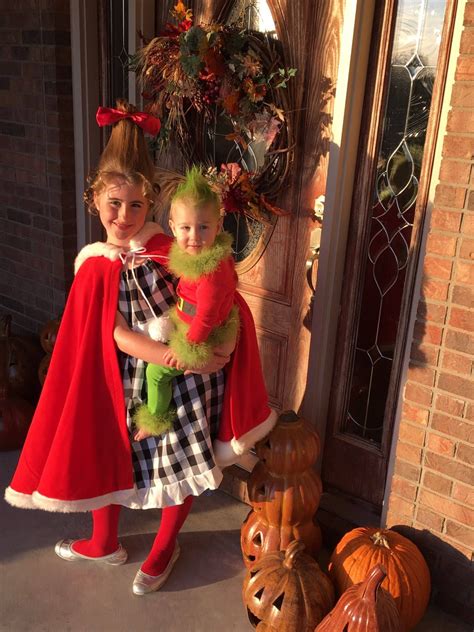 Cindy Lou Who Costume The Grinch Red Riding Hooded Cape Etsy Cindy