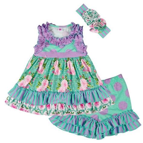 Boutique Children Clothing Wholesale Summer Popular Village Style