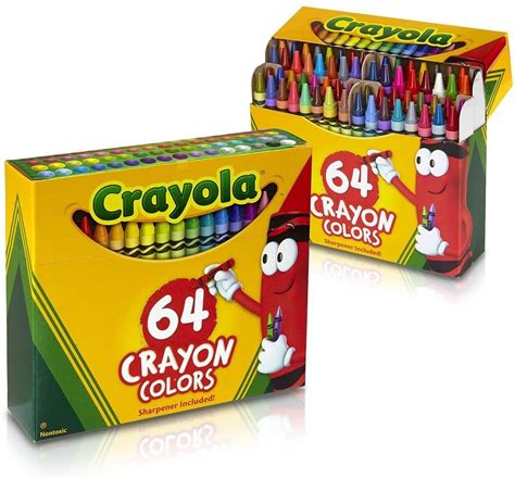 Crayola Crayons 64 Ct Crayons Pack Of 2