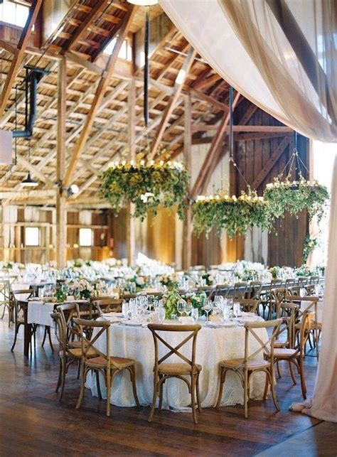 Barn weddings are great because you can really feel the nature all around you, which helps to from wedding party fashions to menu ideas, here are some of the best rustic barn wedding ideas we've. 100 Stunning Rustic Indoor Barn Wedding Reception Ideas ...