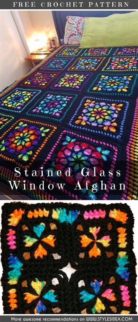 Stained Glass Crochet Squares Ideas Styles Idea