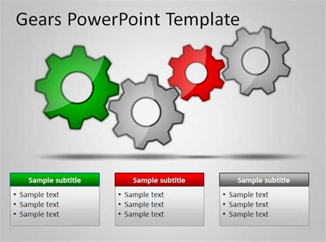 Gears Powerpoint Template Free Free Printable Templates