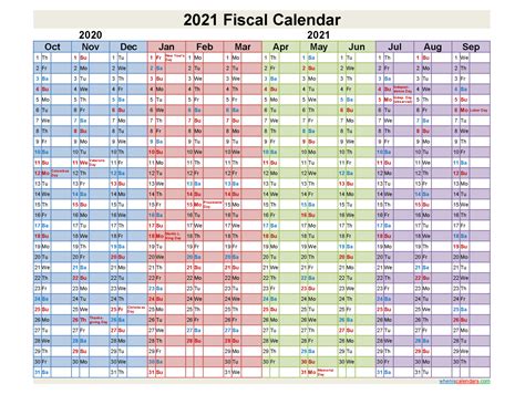Financial Year Calendar 2021 Calendar Template 2023