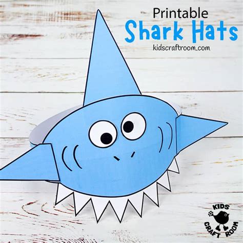 Shark Hat Craft Kids Craft Room